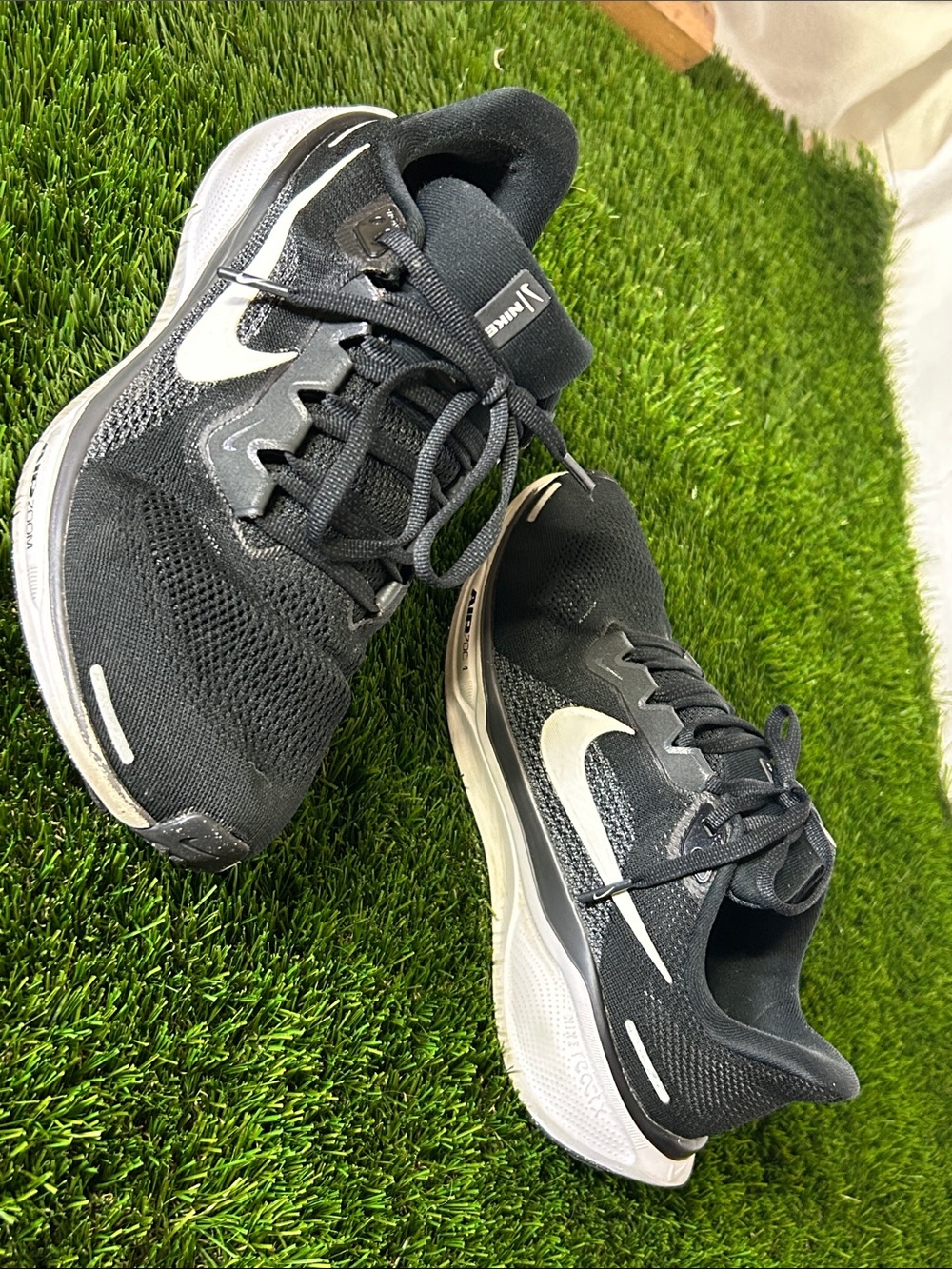 Nike Black and White Kids' Athletic Sneakers